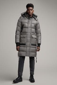 Chamarras Canada Goose Hombre México - Warwick Abrigos Black Label Grises VF2341580
